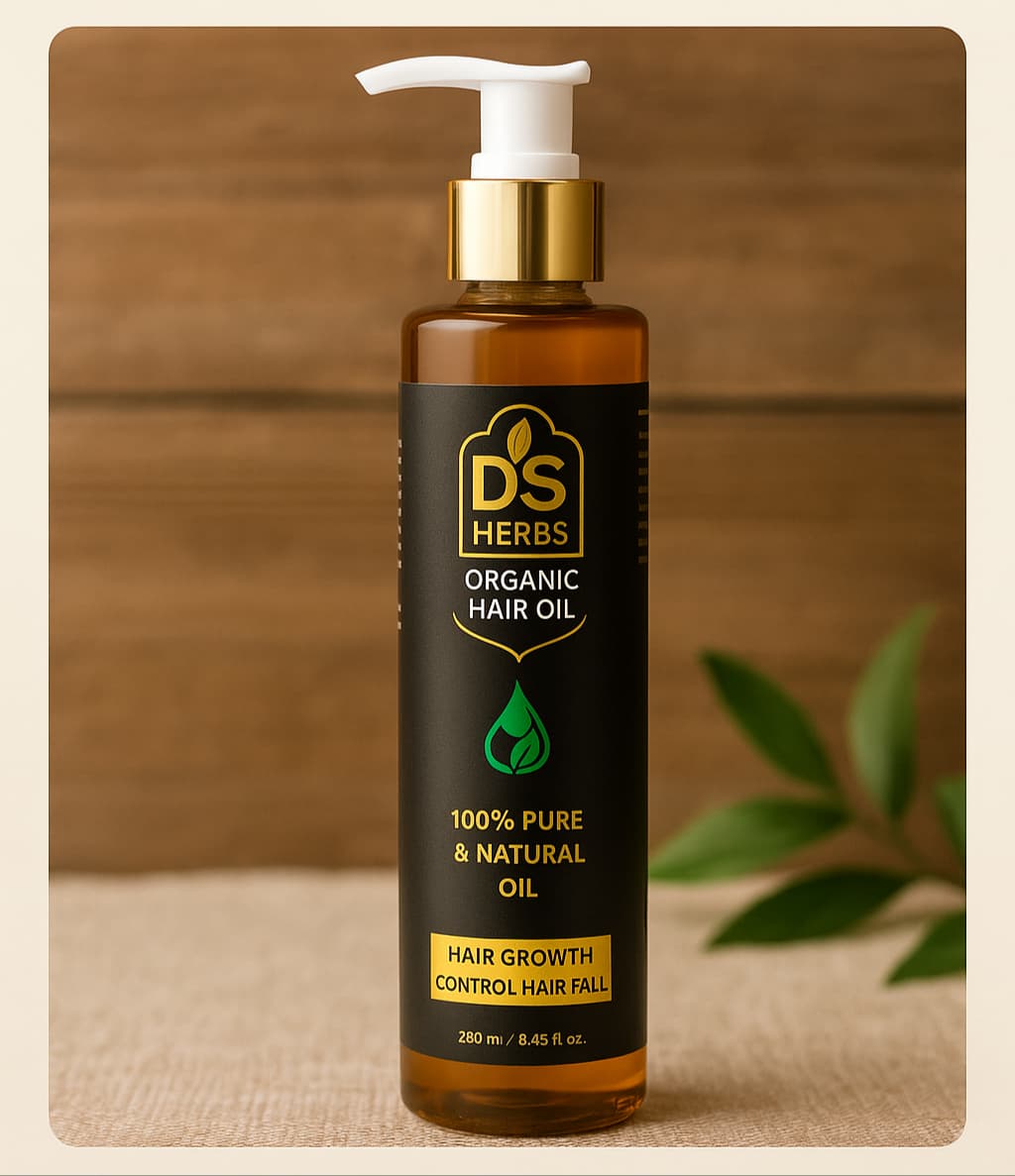 DS Herbs Organic Hair Oil 100% Pure Organic And Natural